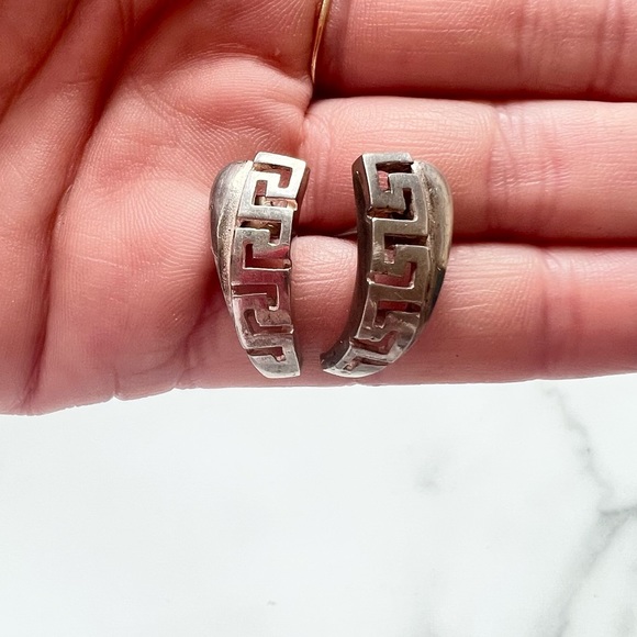 Vintage SET Sterling Silver Bracelet and Earring - Picture 2 of 5